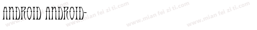 Android Android字体转换